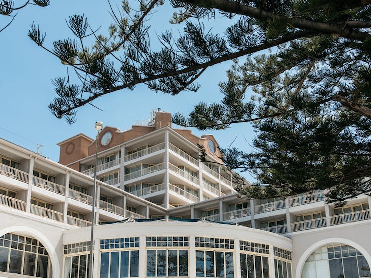 The exterior of Crowne Plaza Terrigal Pacific
