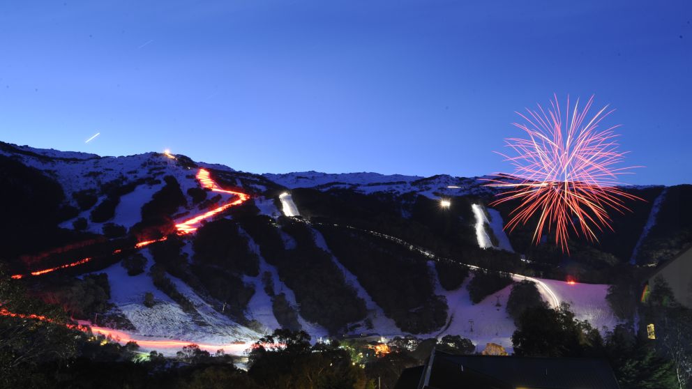 Flare Run and Fireworks, Thredbo 