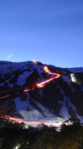 Flare Run and Fireworks, Thredbo 