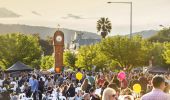 Crowds enjoying the 2016 Flavours of Mudgee Festival in Mudgee, Country NSW