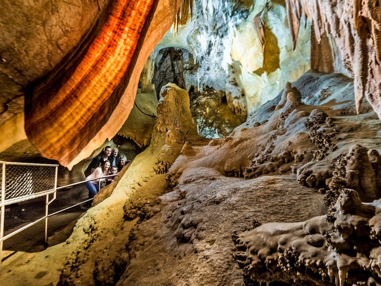 The Imperial Cave is Jenolan's easiest tour.