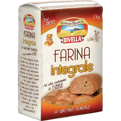 Divella Farina Grano Integrale Kg.1