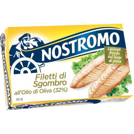 Nostromo Filetti di Sgombro all’Olio di Oliva Gr.90