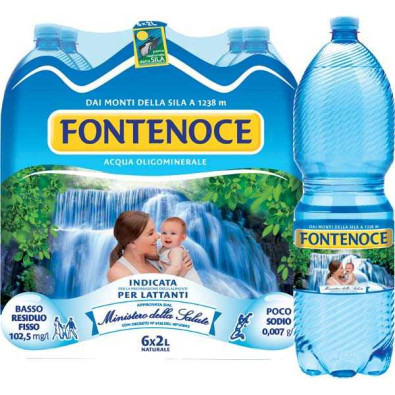 Acqua Fontenoce Oligominerale Lt.2