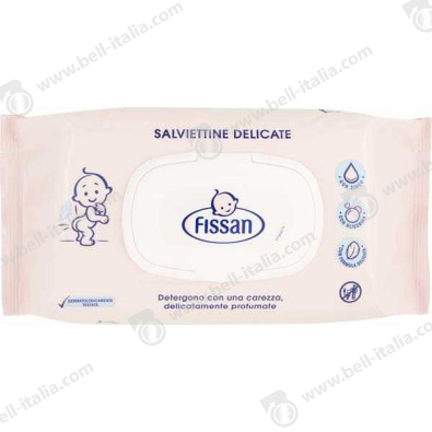 Fissan Baby Salviettine Delicate con Complessi di Zinco della Pasta di Fissan Pz.65