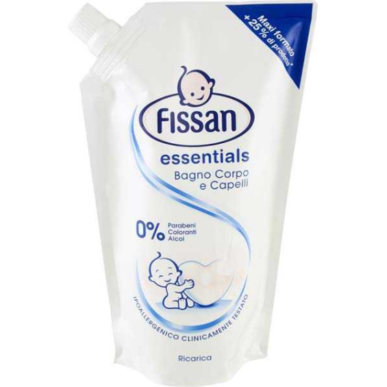 Fissan Baby Essential Bagno Corpo e Capelli Ricarica Ml.500