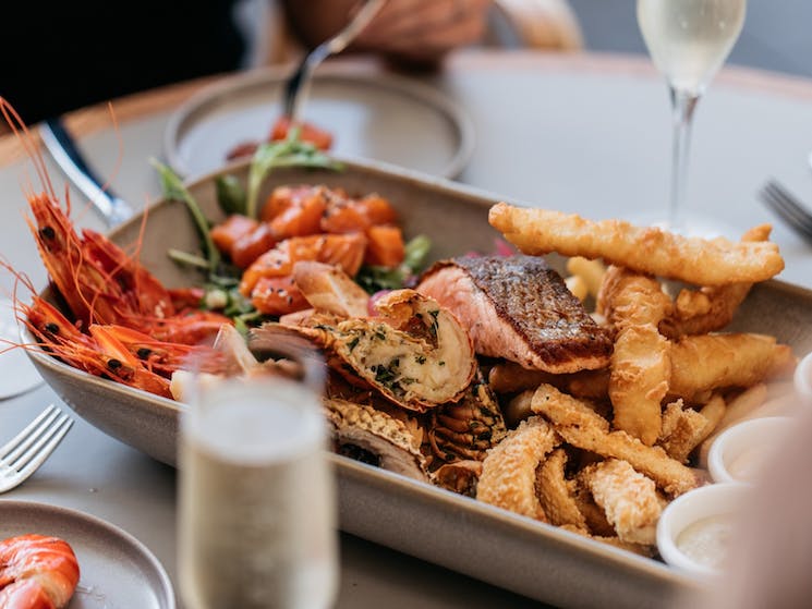 Seafood platter for two at Terrigal Beach House