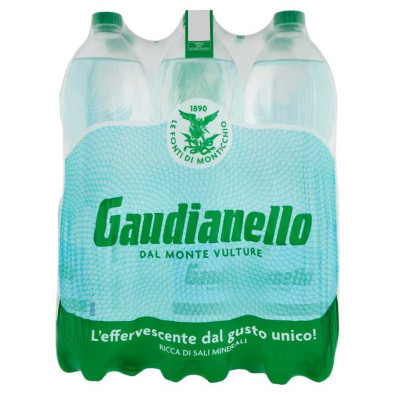 Acqua Gaudianello Effervescente Naturale Lt.1,5