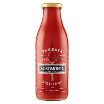 Agromonte Passata Siciliana con Pomodoro Ciliegino Gr.520