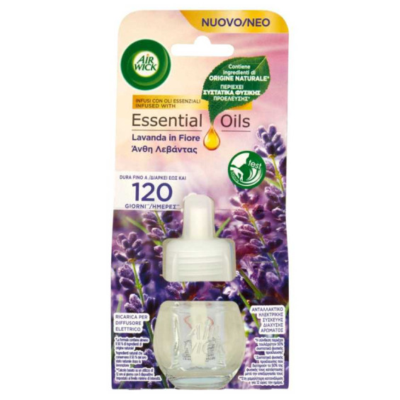 Air Wick Ricarica per Diffusore Elettrico Lavanda in Fiore Ml.19