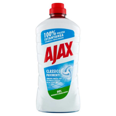 Ajax Detersivo Pavimenti Classico Igiene e Freschezza Ml.950