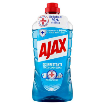 Ajax Detersivo Pavimenti Disinfettante Contro i Batteri Ml.950