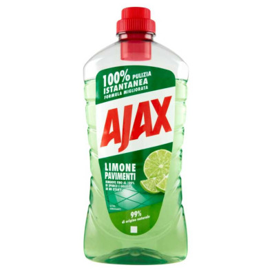 Ajax Detersivo Pavimenti Limone Ultra Sgrassante Ml.950