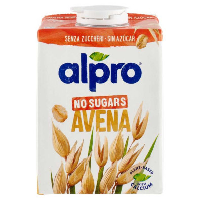 Alpro Bevanda all'Avena 100% Vegetale Senza Zucchero e Lattosio Ml.500