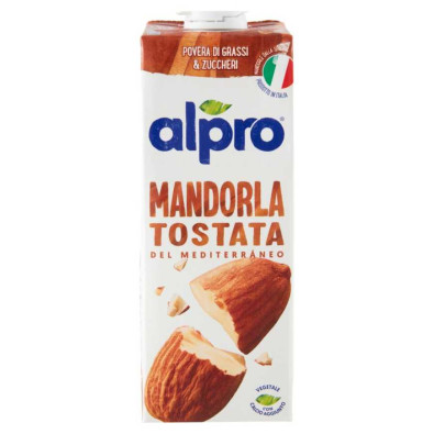 Alpro Bevanda alla Mandorla Tostata 100% Vegetale con Vitamine Lt.1