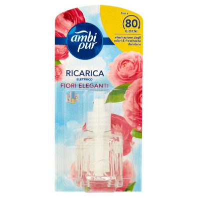 Ambi Pur Profumatore Ambienti Ricarica Fiori Eleganti Ml.20