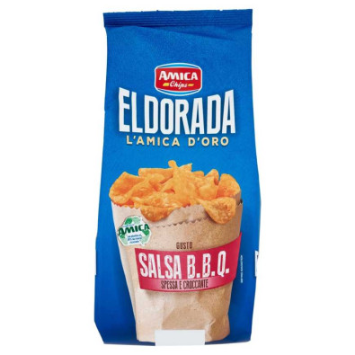 Amica Chips Patatina Eldorada Al Gusto Salsa Barbecue Gr.130