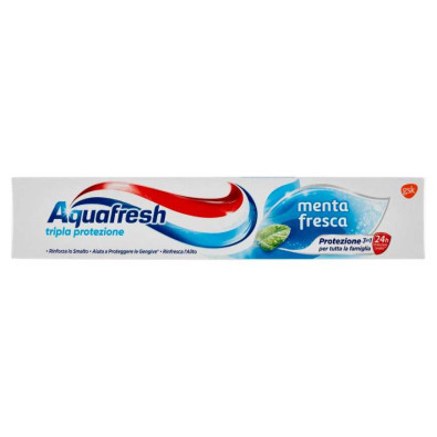 Aquafresh Dentifricio Tripla Protezione Menta Fresca Ml.75