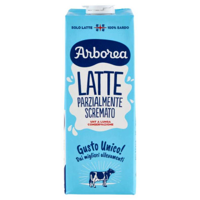 Arborea Latte Uht Parzialmente Scremato 100% Lt.1