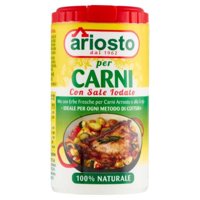 Ariosto Insaporitore per Carni Arrosto e ai Ferri con Sale Iodato Gr.80