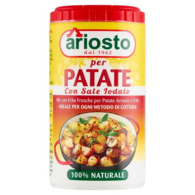 Ariosto Insaporitore per Patate Fritte e Arrosto con Sale Iodato Gr.80