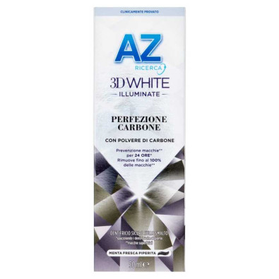 AZ Dentifricio 3D White Illuminate Perfezione Carbone Ml.50