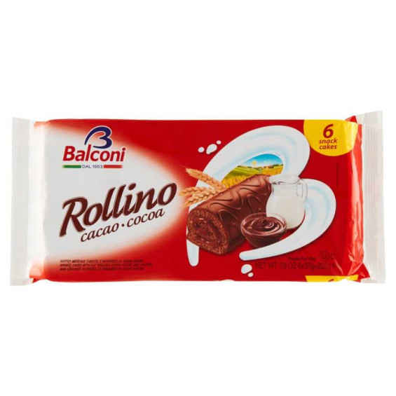 Balconi Rollino al Cacao Gr.222 Pz.6