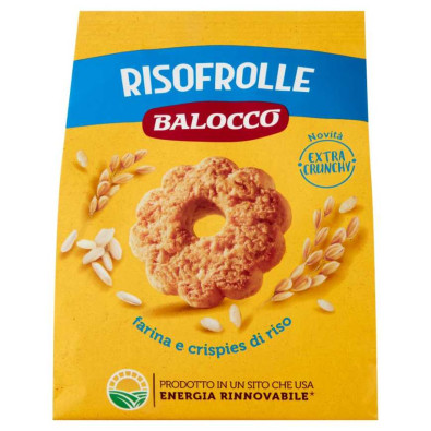 Balocco Biscotti Risofrolle con Farina e Crispies di Riso Gr.700