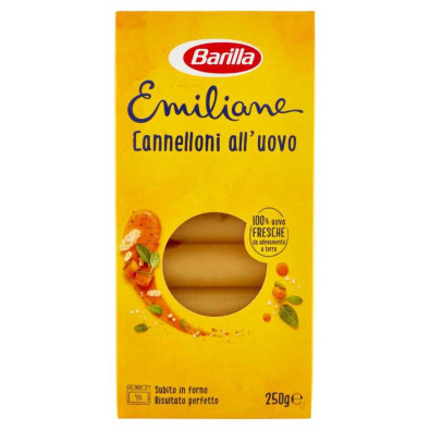 Barilla Emiliane Cannelloni all'Uovo Gr.250