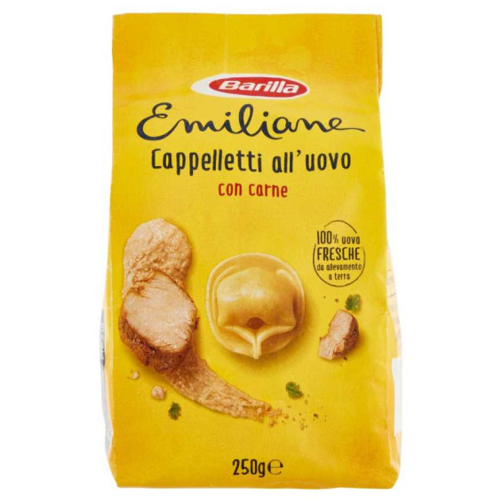 Barilla Emiliane Cappelletti all'Uovo con Carne Gr.250