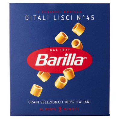 Barilla Ditali Lisci N°45 Gr.500