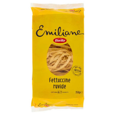 Barilla Emiliane Fettuccine all'Uovo Trafilata al Bronzo N°175 Gr.250