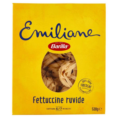 Barilla Emiliane Fettuccine Ruvide all'Uovo N°430 Gr.500