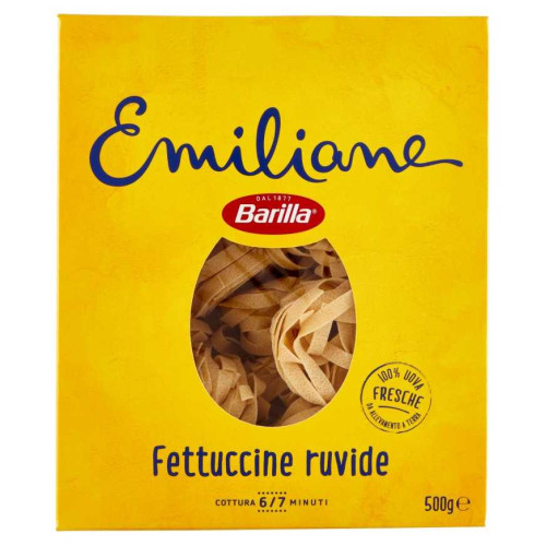 Barilla Emiliane Fettuccine Ruvide all'Uovo N°430 Gr.500