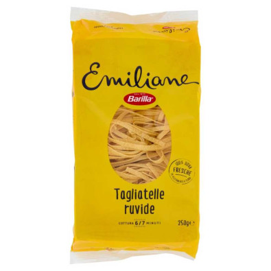 Barilla Emiliane Tagliatelle all'Uovo Trafilata al Bronzo N°174 Gr.250