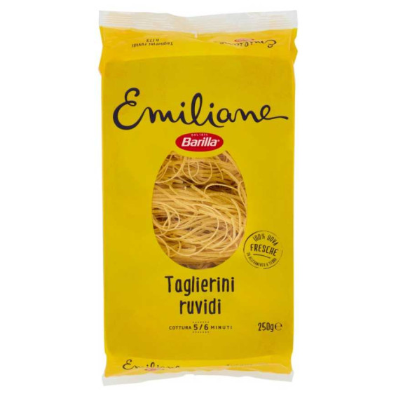 Barilla Emiliane Taglierini all'Uovo Trafilata al Bronzo N°173 Gr.250