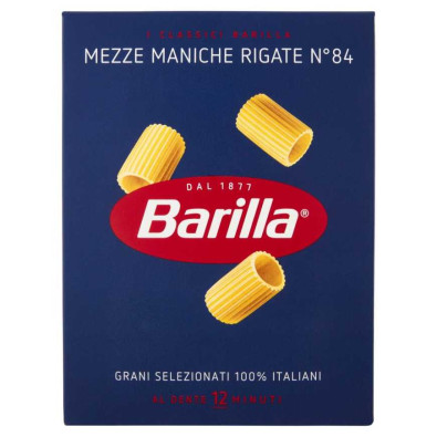 Barilla Mezze Maniche Rigate N°84 Gr.500