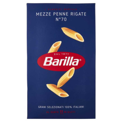 Barilla Mezze Penne Rigate N°70 Gr.500