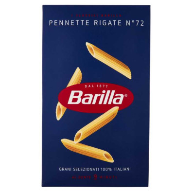 Barilla Pennette Rigate N°72 Gr.500