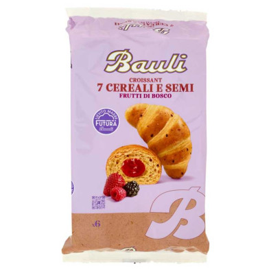 Bauli Croissant Frutti di Bosco 7 Cereali e Semi Pz.6 Gr.270