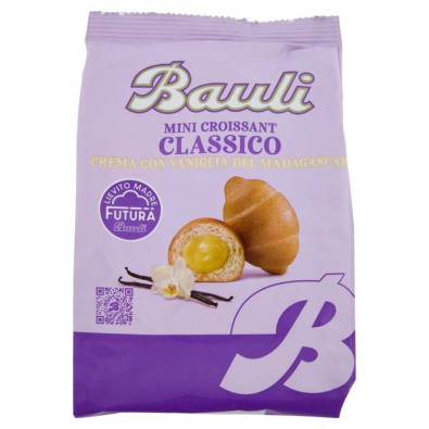 Bauli Mini Croissant Classico Crema con Vaniglia del Madagascar Gr.75