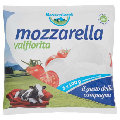 Bayernland Mozzarella Valfiorita Gr.100X3