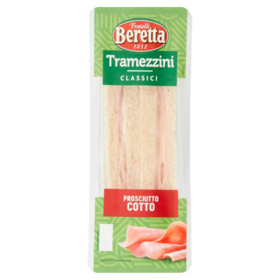 Beretta Tramezzino Prosciutto Cotto Gr.140