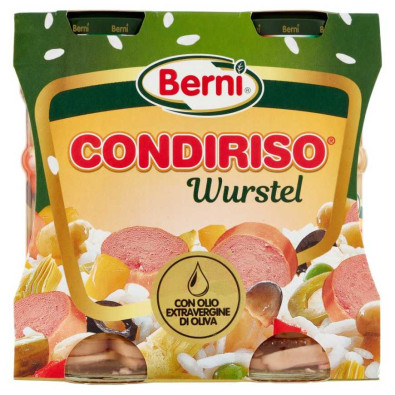 Berni Condiriso con Wrustel con Olio Extra Vergine d'Oliva Pz.2 Gr.300