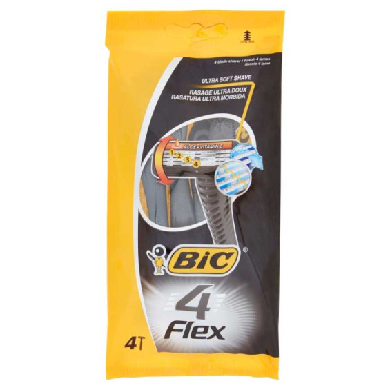 Bic Flex 4 Rasoio Quadrilama