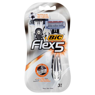 Bic Rasoio Flex 5 Lame Blister Pz.3