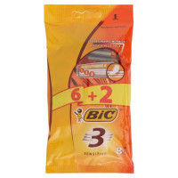 Bic Tre Lame Sensitive Pz.6+2