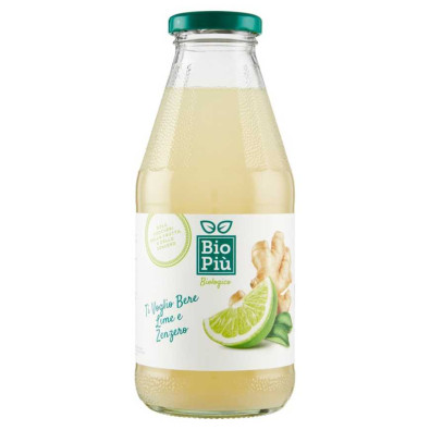 Bio Piu' Succo Lime e Zenzero Bio Ml.500