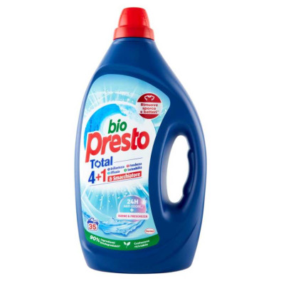 Bio Presto Detersivo Liquido per Lavatrice Igiene 35 Lavaggi