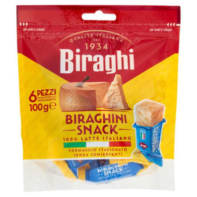 Biraghi Biraghini 6 Snack Gr.100